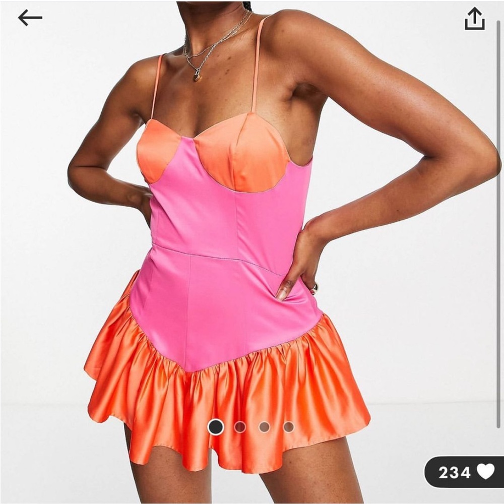 NWT Collective The Label Exclusive ruffle mini romper